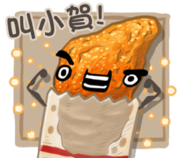 Taiwanese foods are friends 3 sticker #11923266