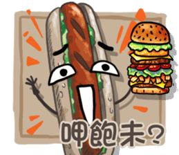 Taiwanese foods are friends 3 sticker #11923282