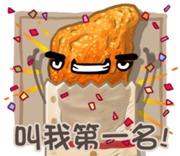 Taiwanese foods are friends 3 sticker #11923286