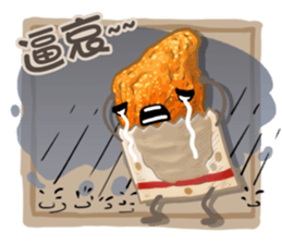 Taiwanese foods are friends 3 sticker #11923293