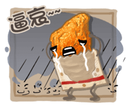 Taiwanese foods are friends 3 sticker #11923293