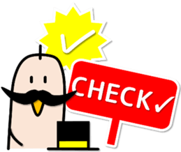 FINGER FAMILY yubi-nin 2 "FATHER" sticker #11923478