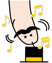 FINGER FAMILY yubi-nin 2 "FATHER" sticker #11923490