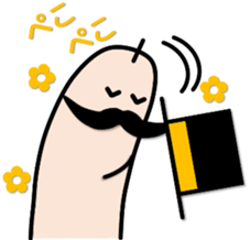 FINGER FAMILY yubi-nin 2 "FATHER" sticker #11923493