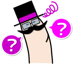 FINGER FAMILY yubi-nin 2 "FATHER" sticker #11923497