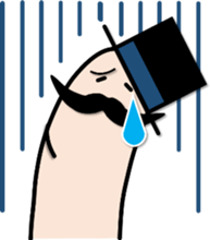 FINGER FAMILY yubi-nin 2 "FATHER" sticker #11923499