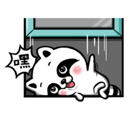 BonBon Raccoon life 3 sticker #11923915