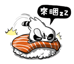 BonBon Raccoon life 3 sticker #11923922