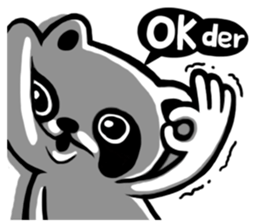 BonBon Raccoon life 3 sticker #11923939
