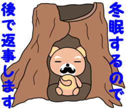 Enlightenment bear sticker #11924709