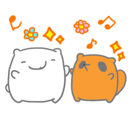 Tanutanu and Kumakuma sticker #11925325