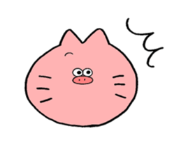 Boo-cat sticker #11925579