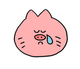 Boo-cat sticker #11925580