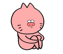 Boo-cat sticker #11925593