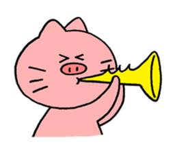 Boo-cat sticker #11925596