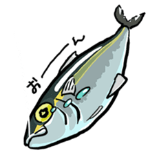 tasty fishes Sticker sticker #11925781