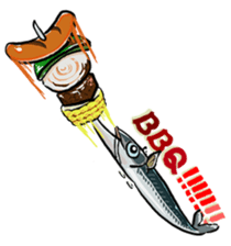 tasty fishes Sticker sticker #11925803