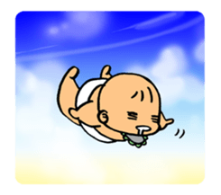 A flabby baby2 sticker #11926608