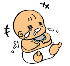 A flabby baby2 sticker #11926628