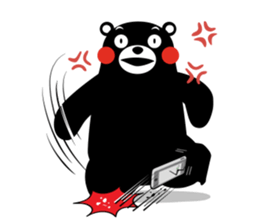 Kumamon Stickers in Japanese sticker #11926780