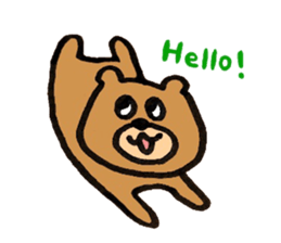 It's a bear. sticker #11927094