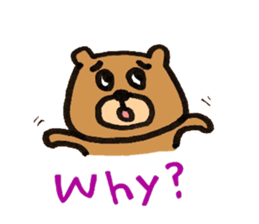 It's a bear. sticker #11927111