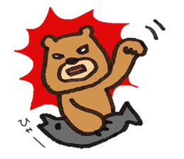 It's a bear. sticker #11927132