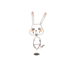 BOOO!Ghost Rabbit sticker #11928605