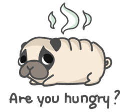 A Little Pug !!! sticker #11928736