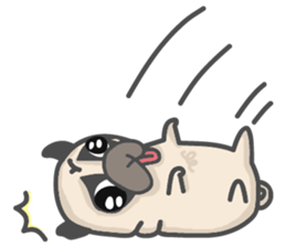 A Little Pug !!! sticker #11928751