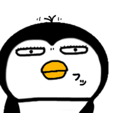 I Penguin 3 aizuchi sticker #11929541
