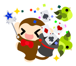 Cute Cute Monkey Sticker 3 sticker #11929877