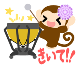 Cute Cute Monkey Sticker 3 sticker #11929878