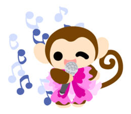 Cute Cute Monkey Sticker 3 sticker #11929881