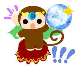 Cute Cute Monkey Sticker 3 sticker #11929882