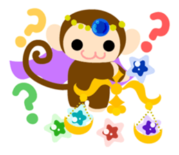Cute Cute Monkey Sticker 3 sticker #11929883