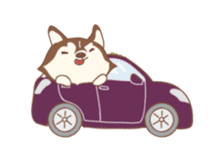 Taro Siberian Husky 1 (animated ver.) sticker #11929888