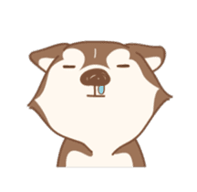 Taro Siberian Husky 1 (animated ver.) sticker #11929897