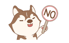 Taro Siberian Husky 1 (animated ver.) sticker #11929909