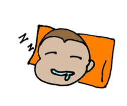 lovely funny monkey sticker #11929967