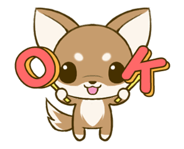 Chihuahua tan sticker #11930315