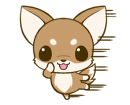 Chihuahua tan sticker #11930319