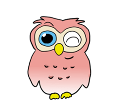 Conversation of a cute owl sticker #11930471