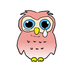 Conversation of a cute owl sticker #11930474