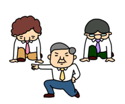 ojisan is working sticker #11930682