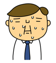 ojisan is working sticker #11930686