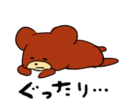 Rabbit and bear and cat. sticker #11931352