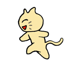 a brown cat sticker #11931420