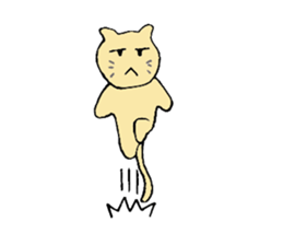 a brown cat sticker #11931439