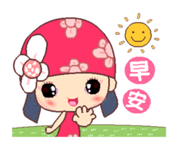 Flower Fairy in love sticker #11931452